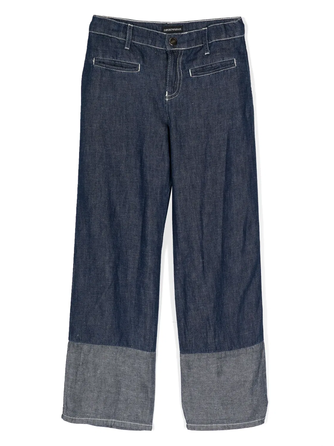 Широкие джинсы J01 Emporio Arмужскi Kids