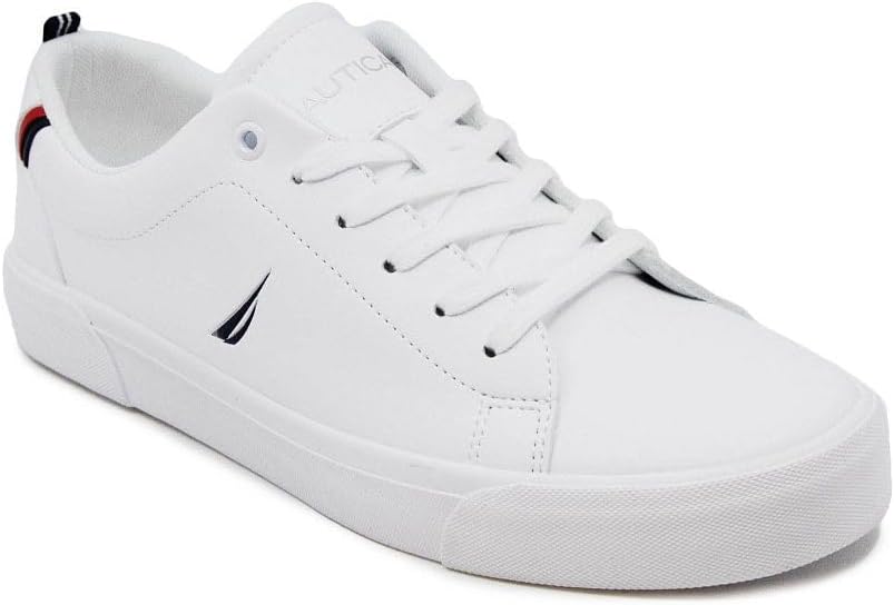 

Мужская повседневная обувь Nautica, классические низкие лоферы на шнуровке, модные кроссовки - в стандартных и широких размерах, белый/синий