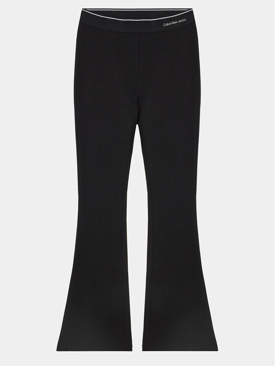 

Расклешенные брюки из ткани Calvin Klein, черный