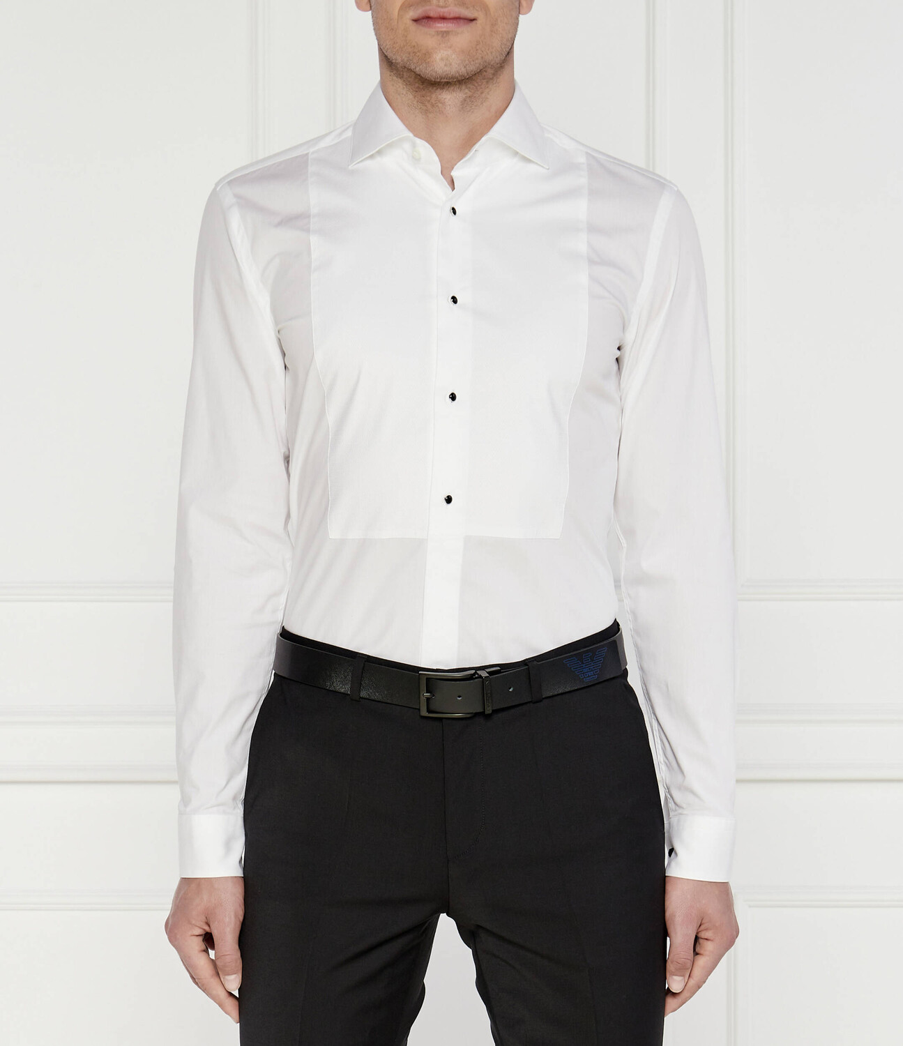 

Рубашка BOSS BLACK H-HANK-TUX3-231 Slim Fit, белый