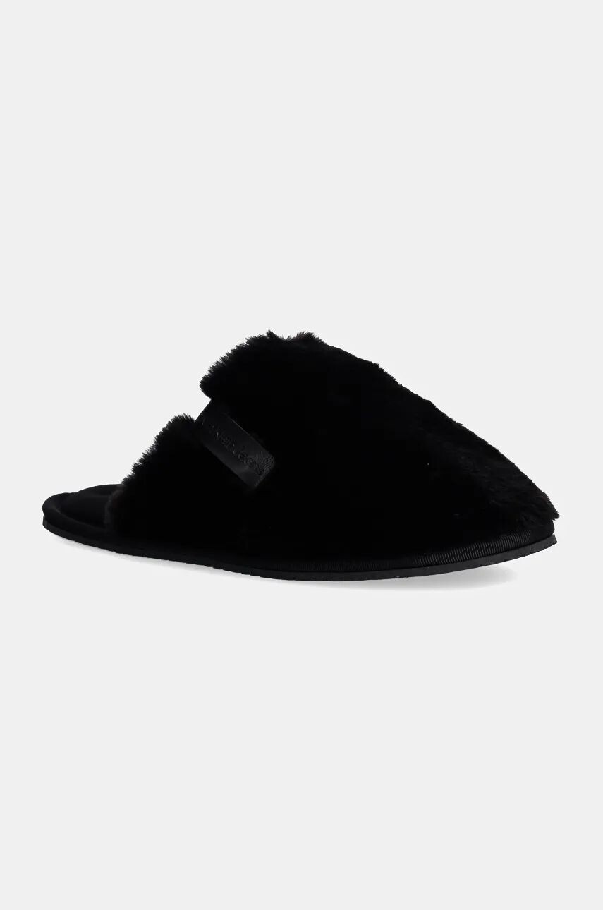 

Тапочки Calvin Klein Jeans HOTEL SLIPPER FUR AFTER GLOW, черный