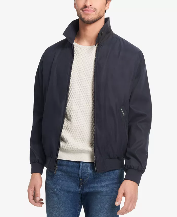 

Мужская легкая бомбер-куртка на молнии Big & Tall Weatherproof, синий