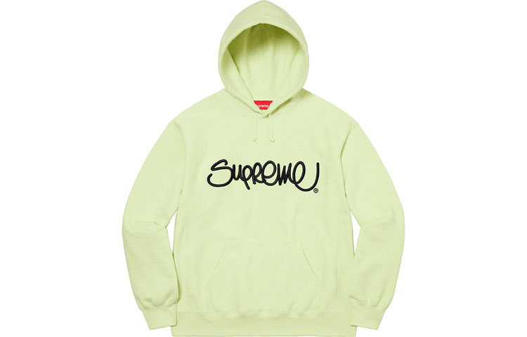 

Футболка с капюшоном Supreme в стиле поднятой руки, красная