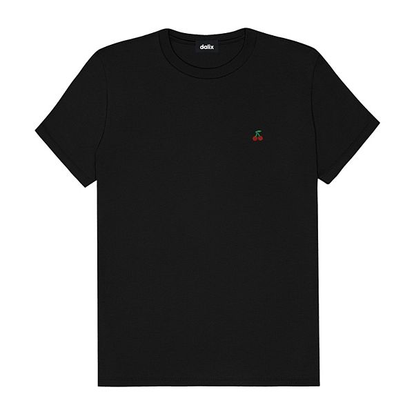 

Женская футболка lil cherry jersey Dalix, Black, Черный, Женская футболка lil cherry jersey Dalix, Black