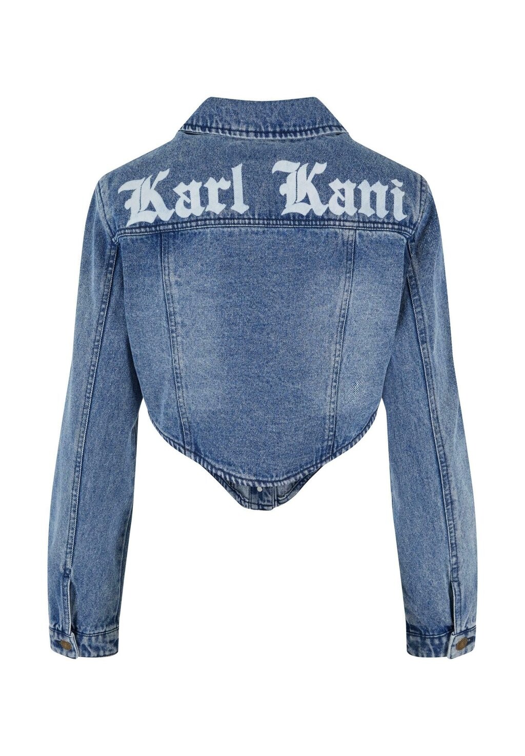 

Джинсовая куртка Crop Corset Washed Karl Kani, синий