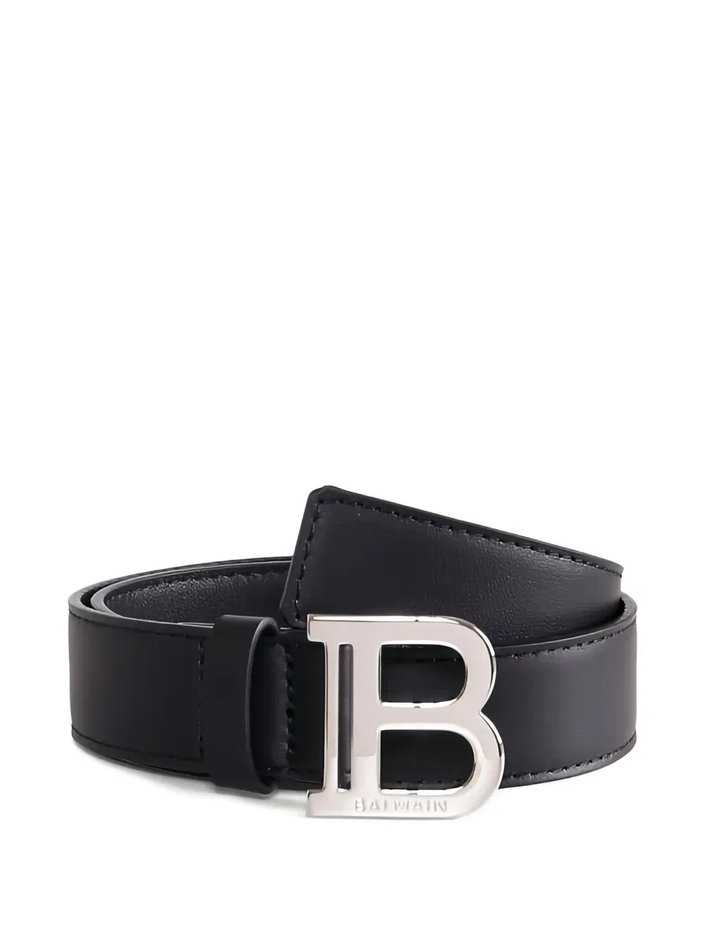 Ремень с пряжкой Balmain Kids, серый