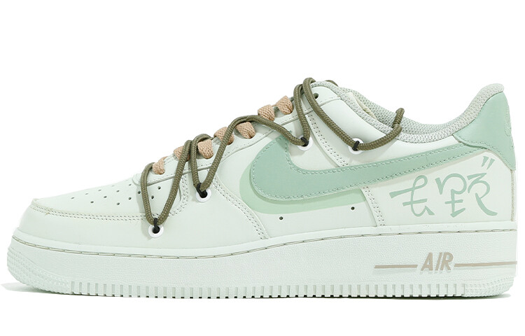 

Кроссовки для скейтбординга Air Force 1 мужские низкие зеленые/коричневые Nike, Зеленый, Кроссовки для скейтбординга Air Force 1 мужские низкие зеленые/коричневые Nike