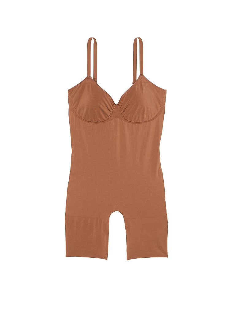 Корректирующее белье от Victoria Seamless Shaping Боди длиной до середины бедра Victoria'S Secret, коричневый — фото 3