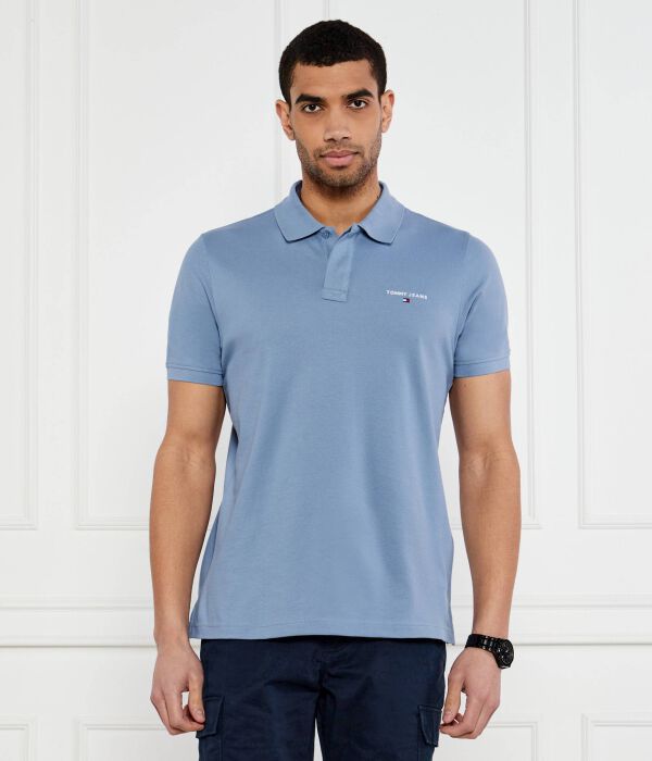 

Рубашка поло Slim fit Tommy Jeans, синий