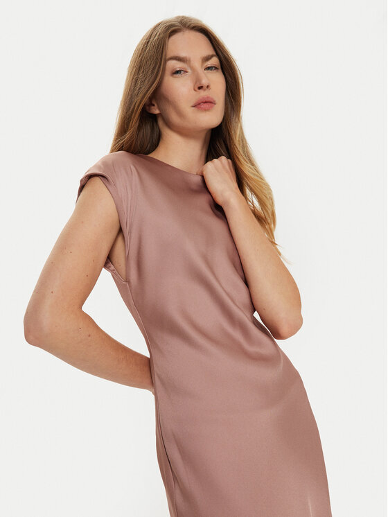 Коктейльное платье узкого кроя Calvin Klein, розовый — фото 4