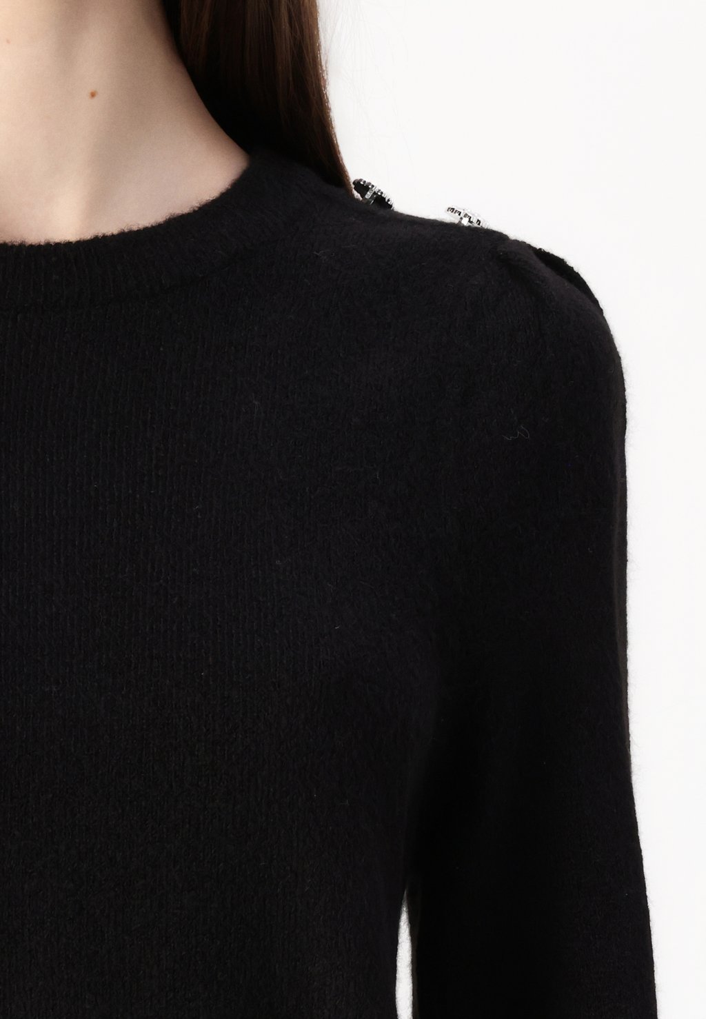 

Джемпер JDYELANORA O NECK BUTTON JDY, черный