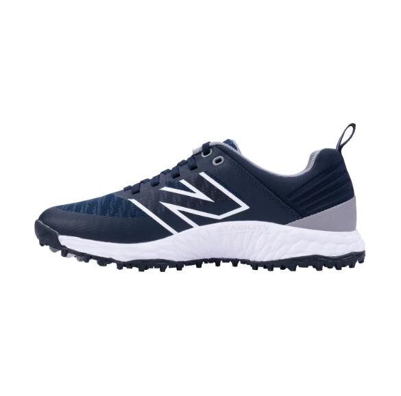 Мужские кроссовки для гольфа New Balance Fresh Foam Contend V2, цвет: тёмно-синий/серый — фото 3