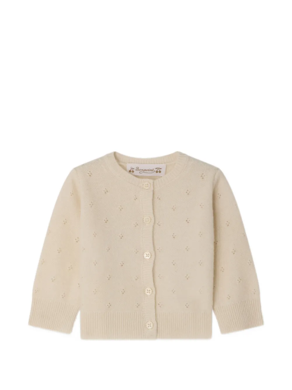 

Ажурный кардиган Laelia Bonpoint, бежевый