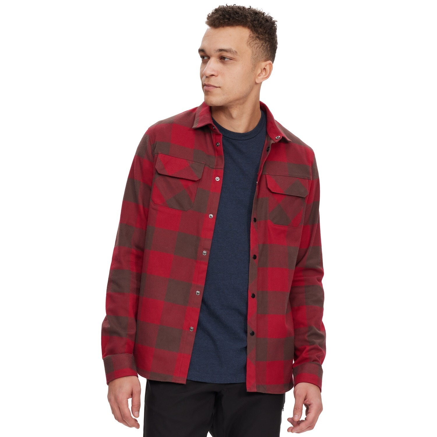 

Рубашка evo Heavyweight Stretch Flannel, цвет Bloodstone / Oak