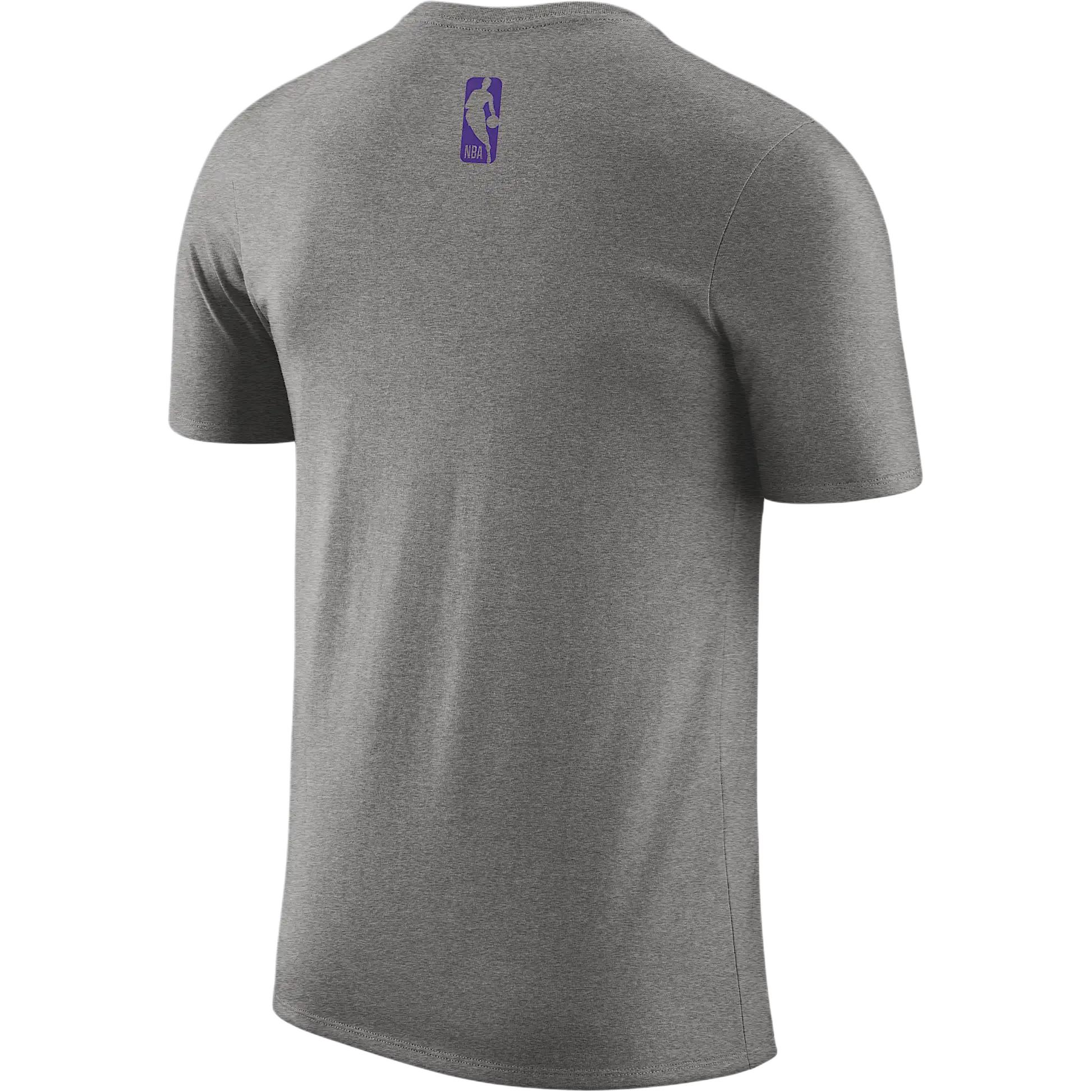 Футболка мужская Los Angeles Lakers Essential City Edition NBA Nike, темно-серый — фото 4