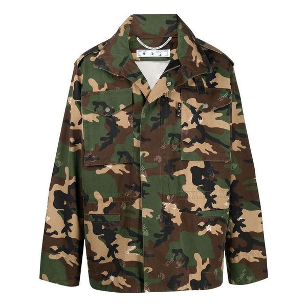 

Куртка camo field jacket 'camo' Off-White, зеленый