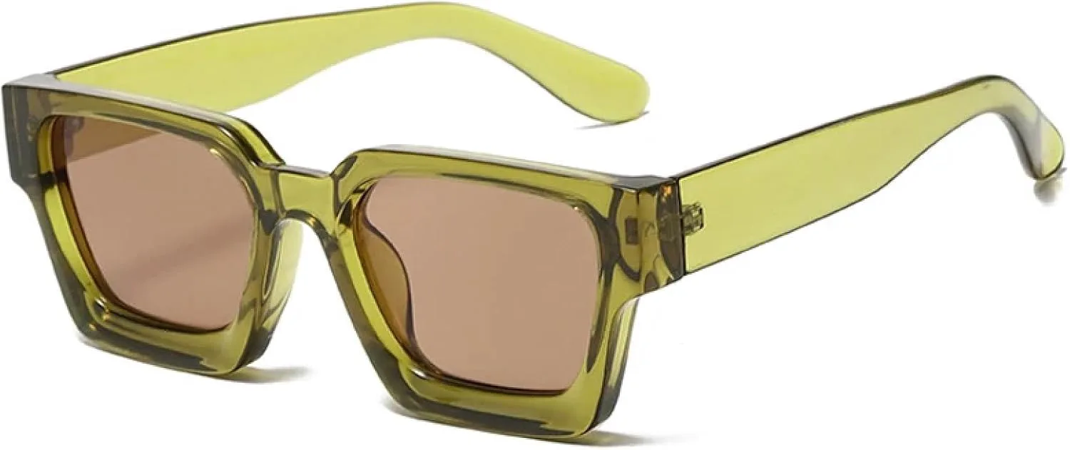 

Солнцезащитные очки с защитой от УФ-излучения UV400 | Женские панк-очки конфетного цвета для занятий спортом на открытом воздухе и вождения DSVIGF, Green Tea