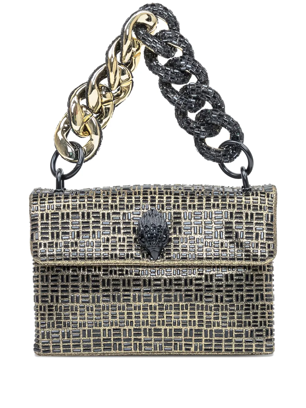 

Мини-тоут с цепочкой Kensington Kurt Geiger London, золотистый