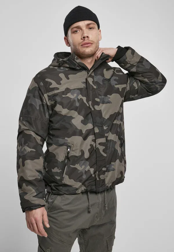Куртка Breaker frontzip light jacket Brandit, тёмный камуфляж