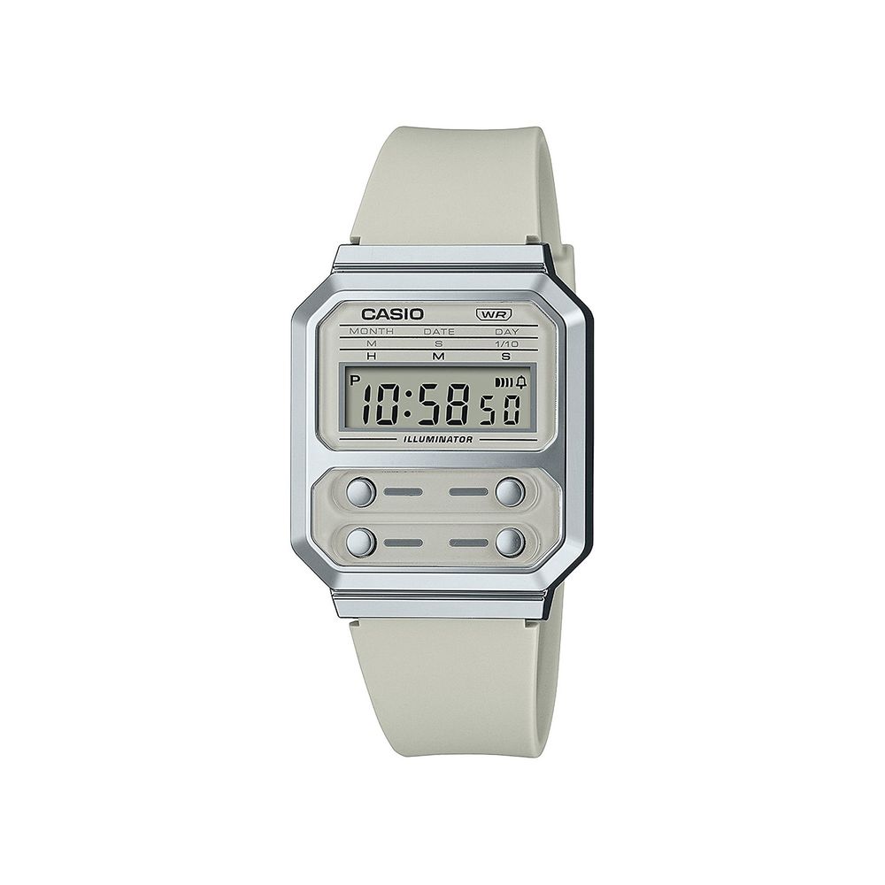 

Бежевые силиконовые часы Casio