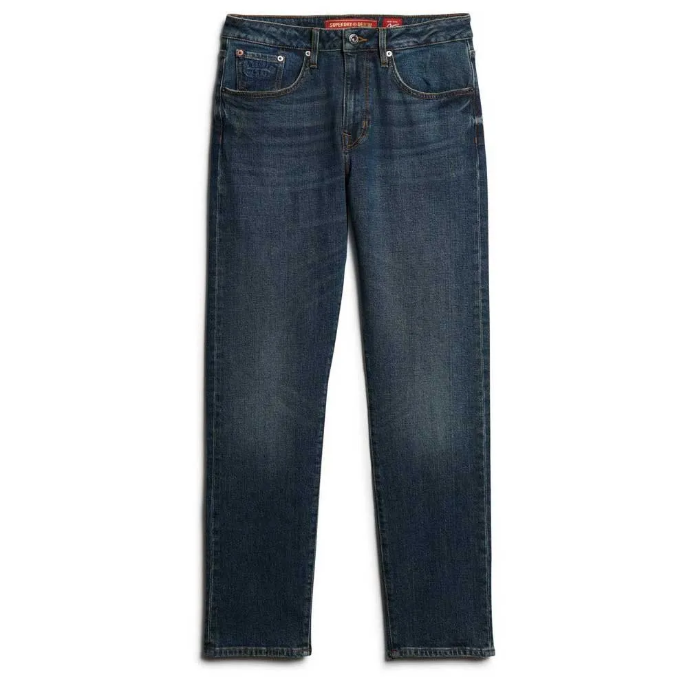

Джинсы Superdry Vintage Slim Straight Fit, синий