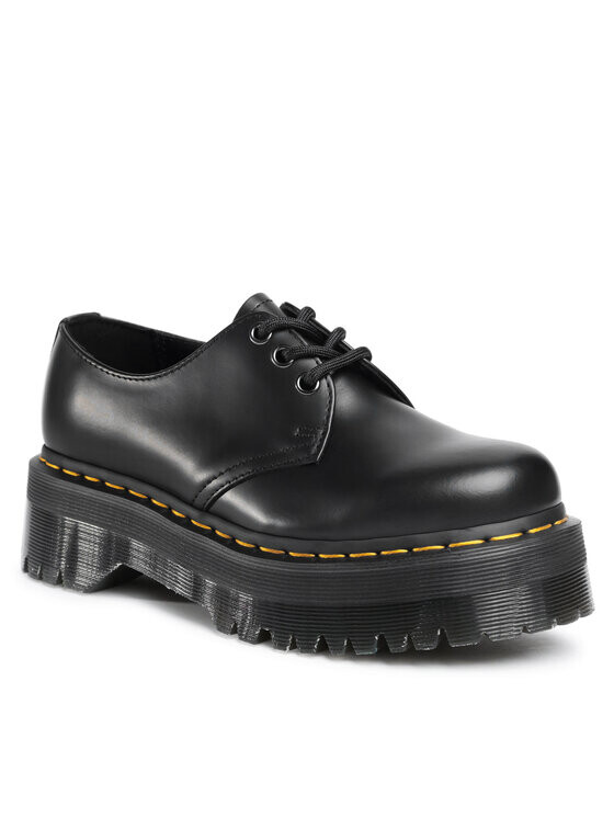 Ботинки Dr. Martens 1461 Quad на шнуровке, черный