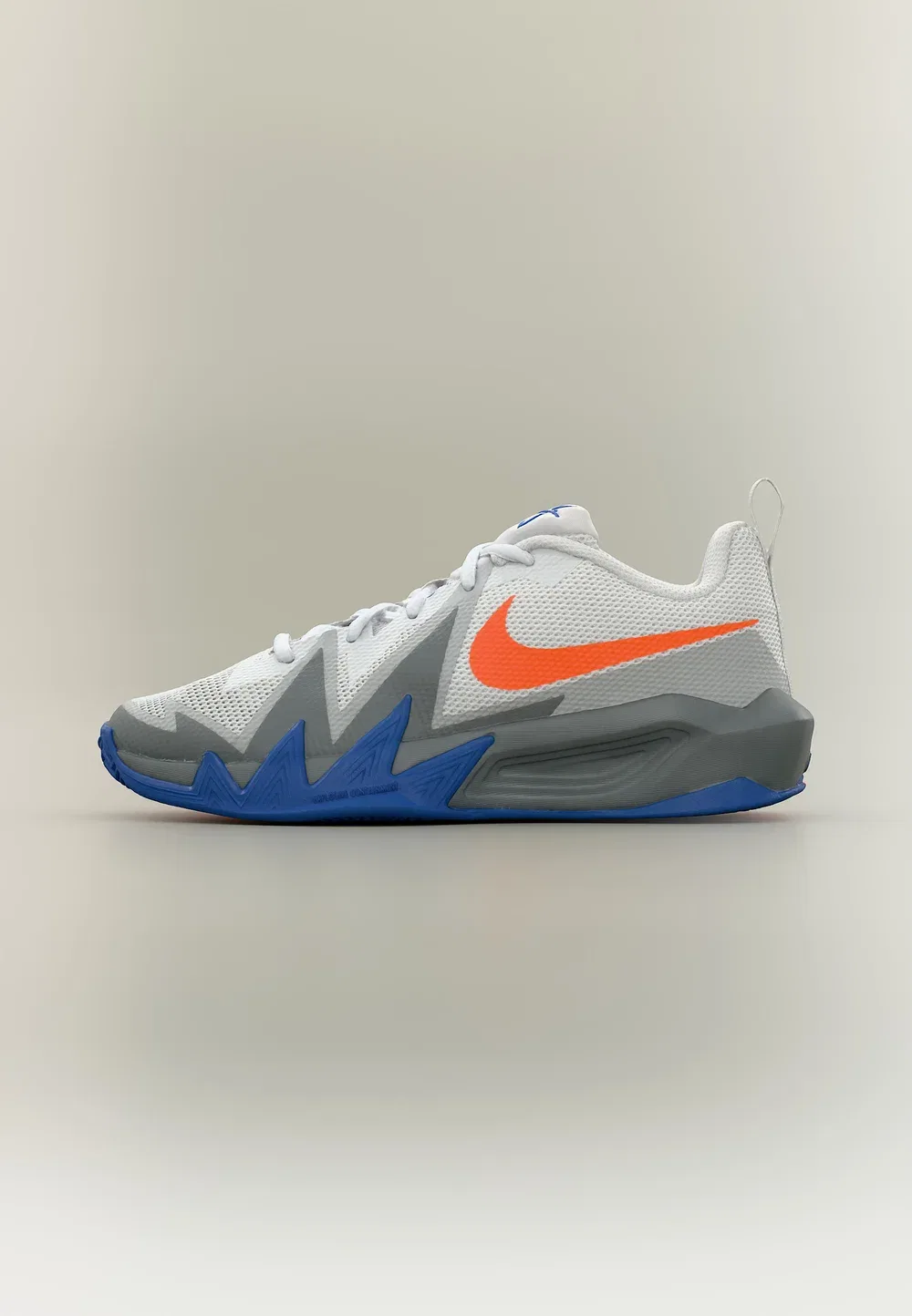 Баскетбольные кроссовки St Dynamite унисекс Nike Performance, Vast Grey/Safety Orange/Light Smoke Grey/Smoke Grey/Game Royal