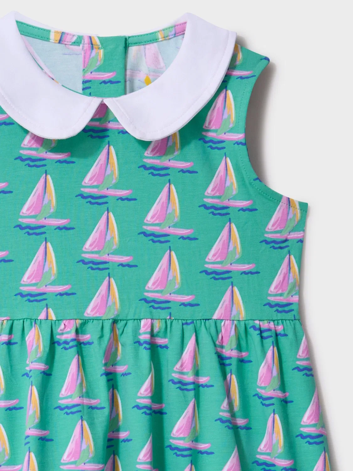 Платье с воротником Питер Пэн Crew Clothing, синий — фото 3