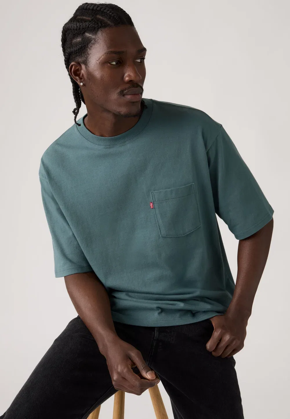 Простая футболка Levi'S, Dark Slate — фото 4