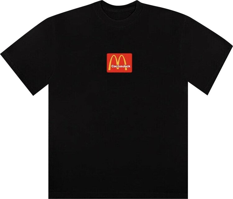 

Футболка Cactus Jack by Travis Scott x McDonalds Sesame T-Shirt II 'Black', черный