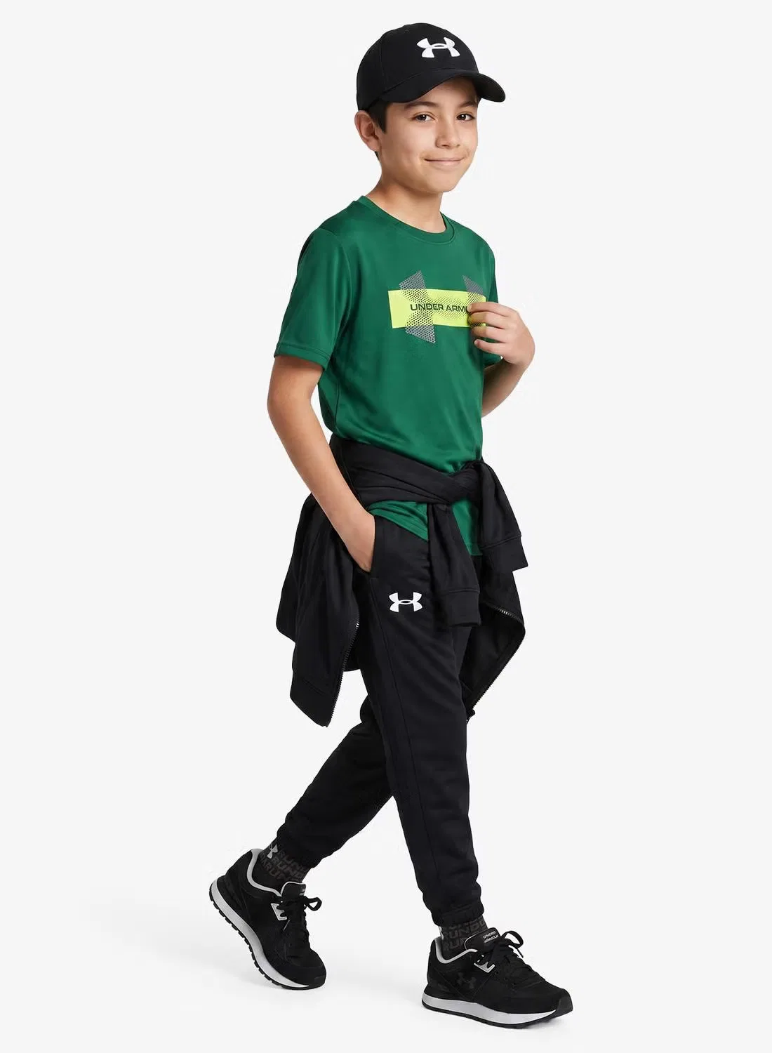 Футболка с принтом Tech Graphic Under Armour, зеленый