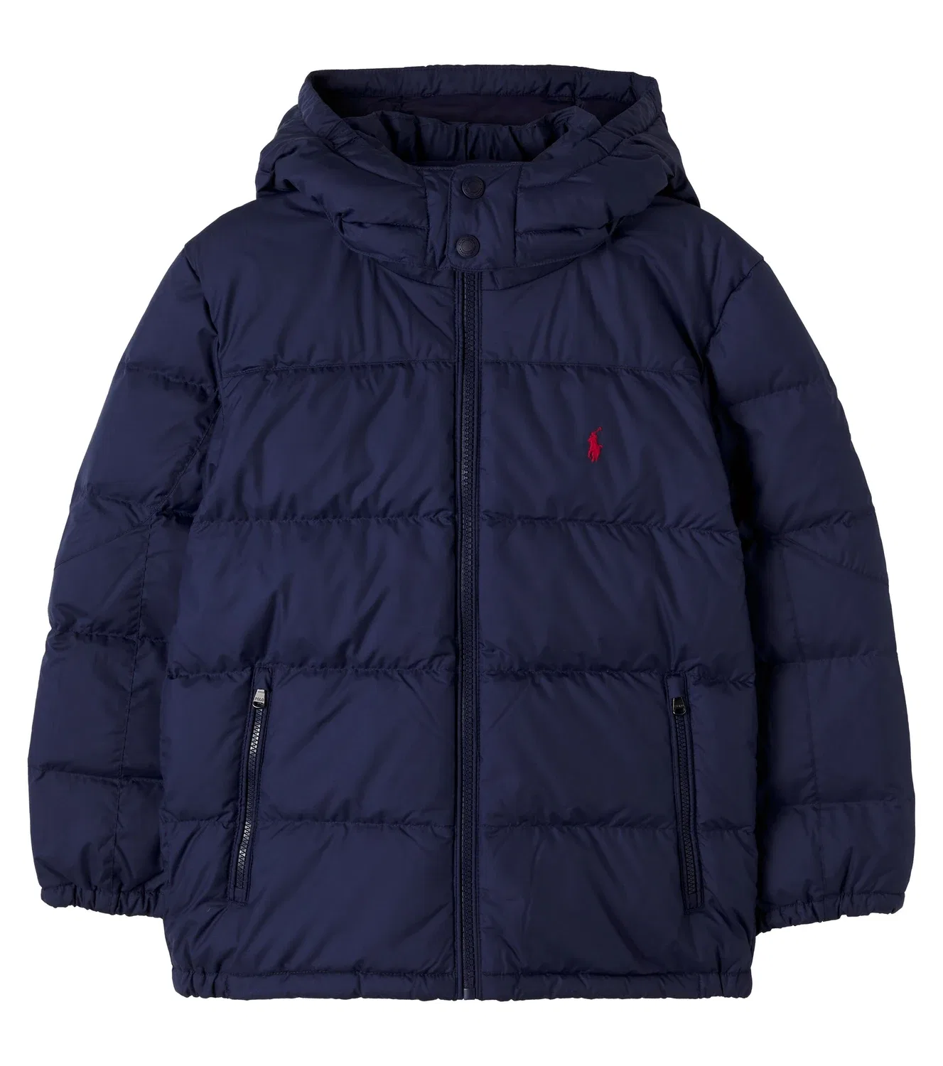 Пуховик с капюшоном Polo Ralph Lauren Kids, синий