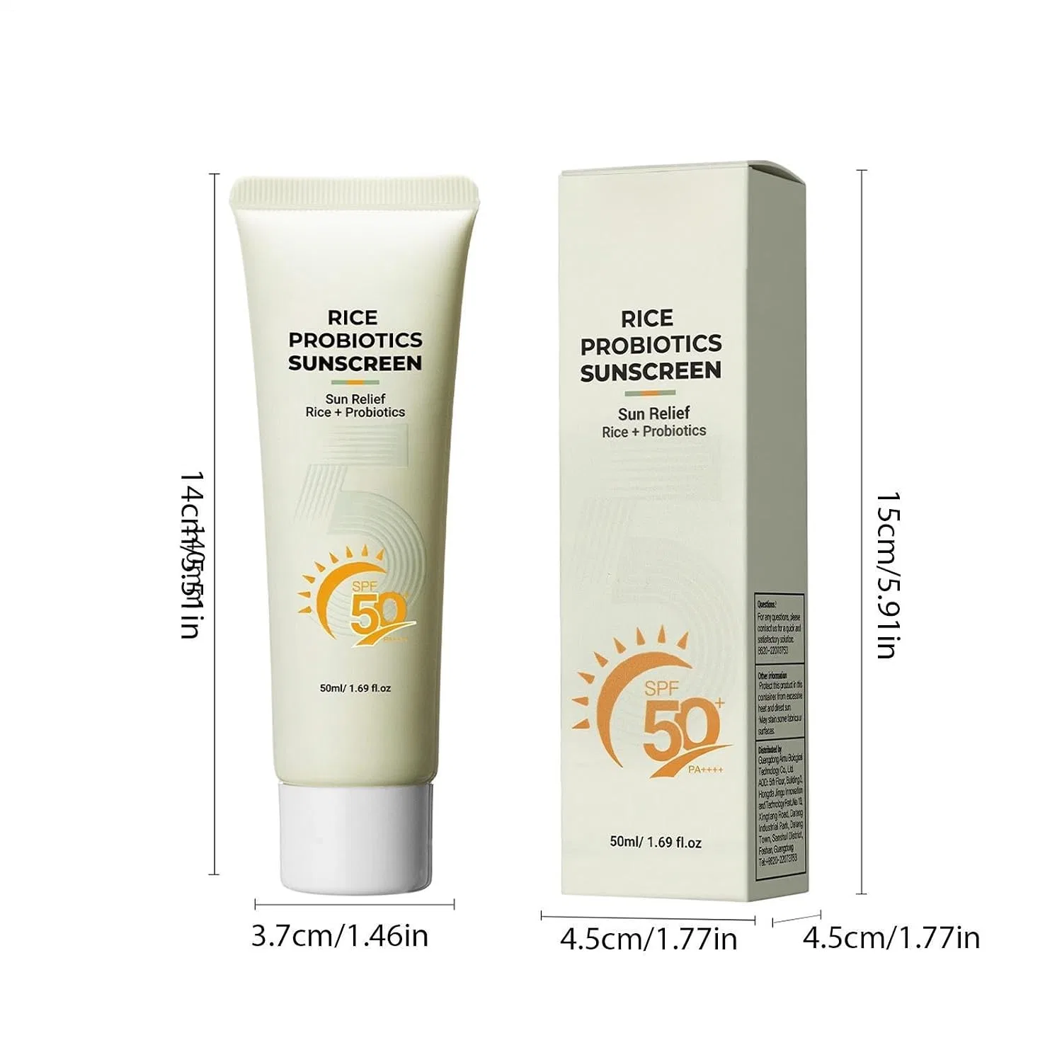 Солнцезащитный крем для лица и тела, увлажняющий, SPF, 85 г, Многоцветный Generisch — фото 2