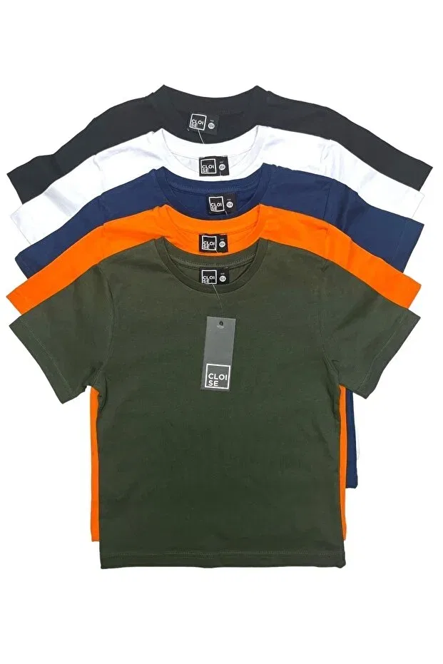 Детская футболка для мальчиков хлопковая Basics Cloise, Green