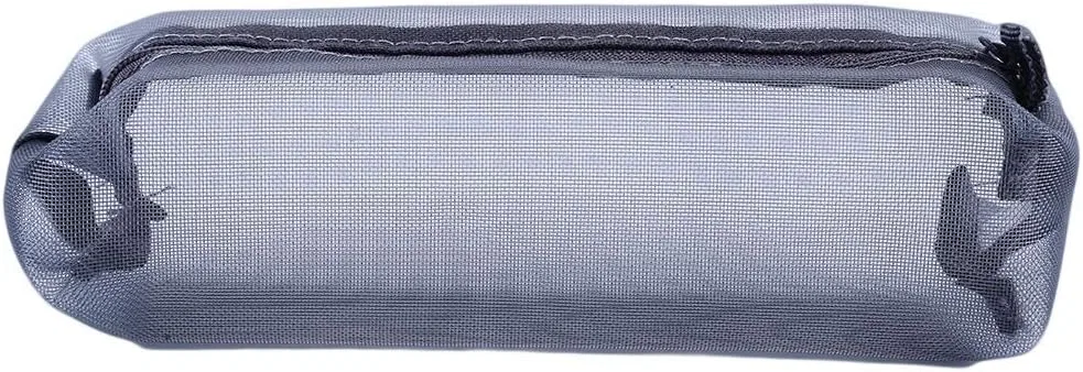 Косметичка из сетки на молнии, Generic, Grey