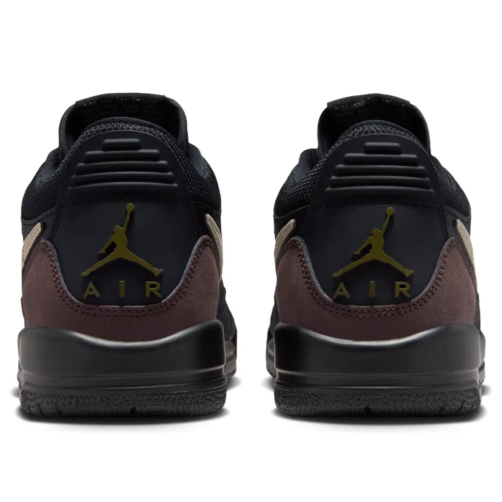 Детские кроссовки с шнуровкой Air Jordan Legacy 312 Low Black Brown, черный — фото 3