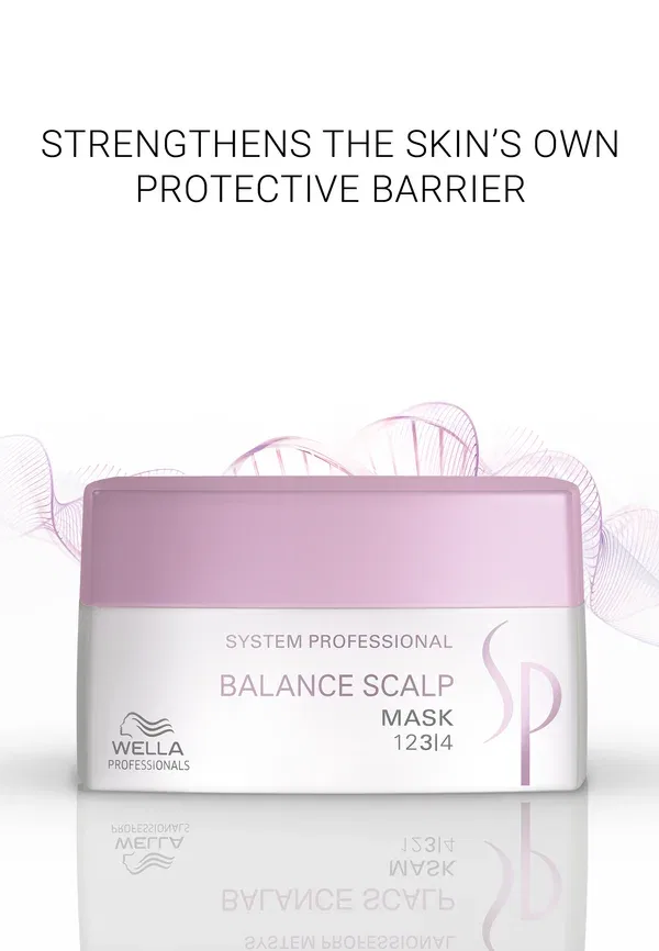 Маска для волос увлажняющая Sp balance scalp mask Wella 200 мл — фото 3