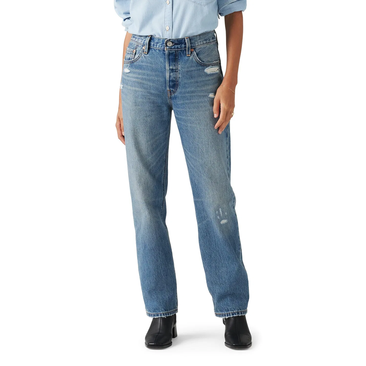 Женские джинсы с высокой посадкой 501 90's Levi's, Verified Vintage