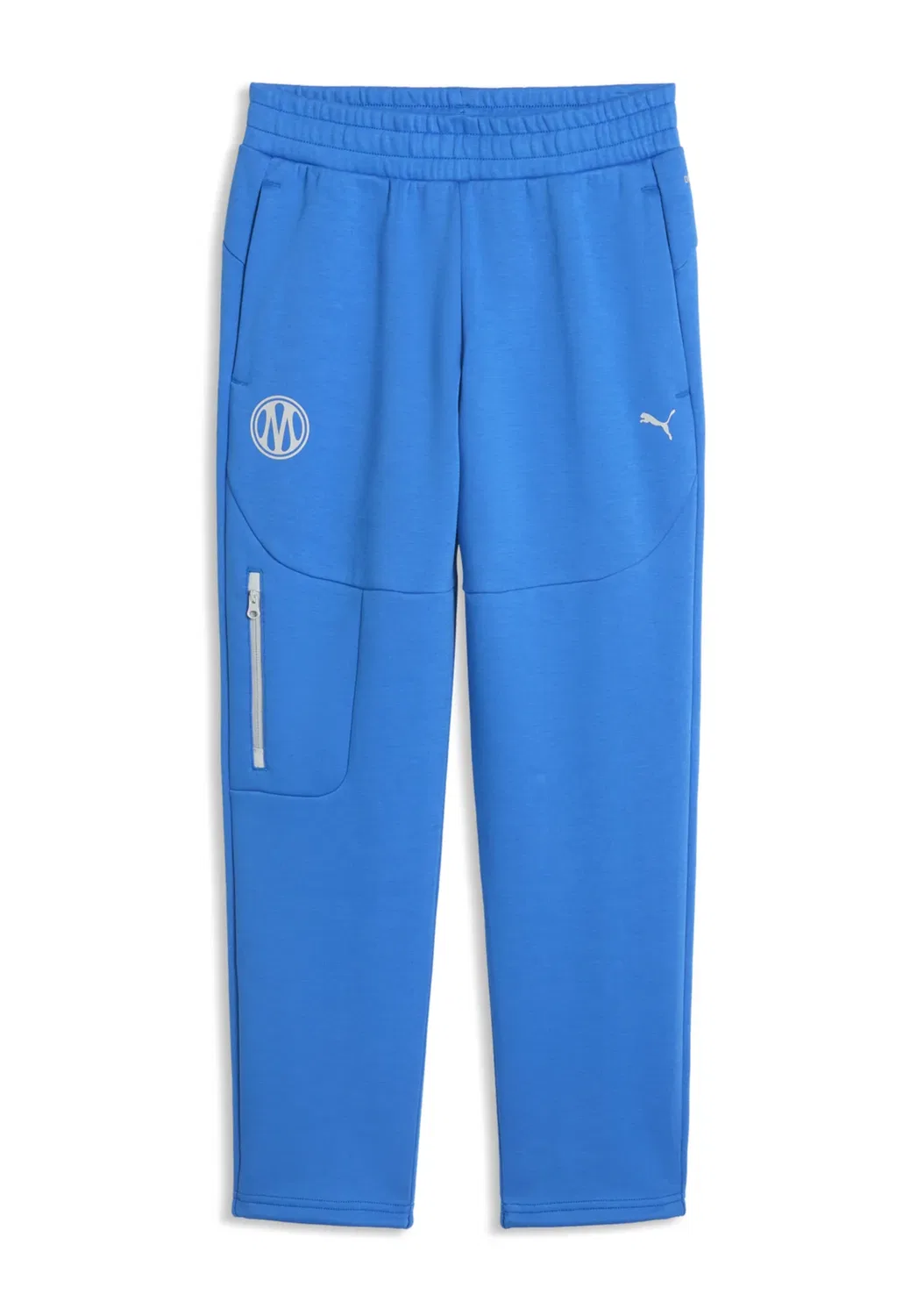 Технические спортивные штаны унисекс Olympique de Marseille - спортивные штаны Puma, Team Royal-Platinum Gray — фото 4