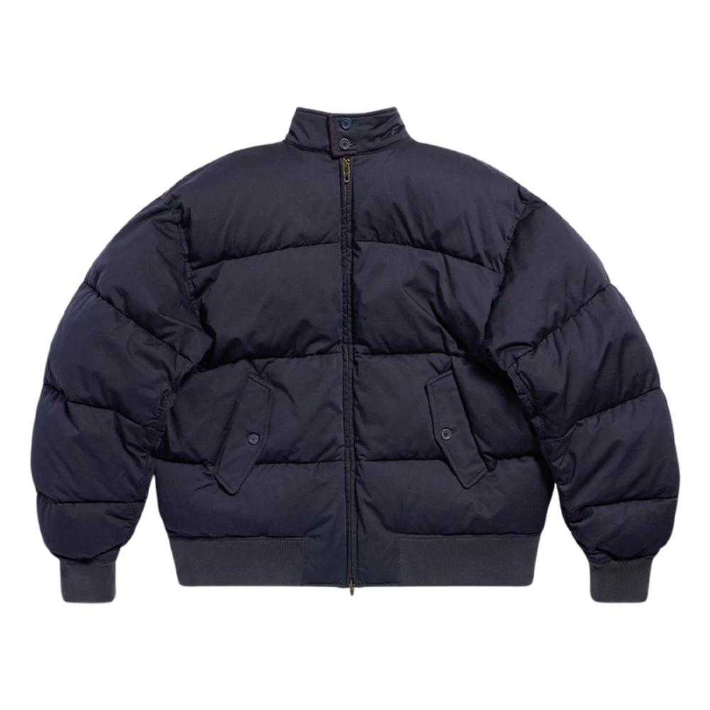 Куртка Balenciaga Runway Puffer, темно-синий