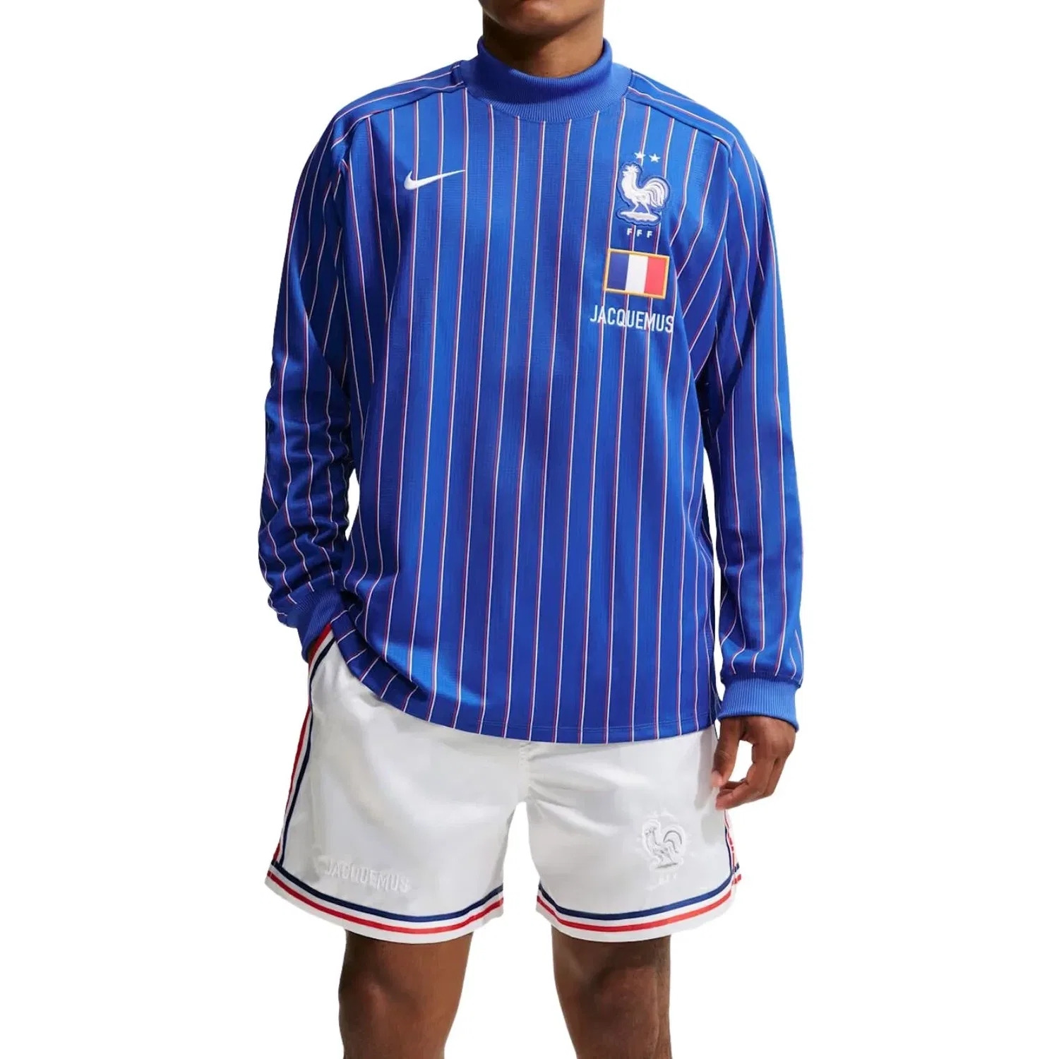 Мужские шорты для футбола Nike x France x Jacquemus Cryoshot Shorts, белый — фото 3