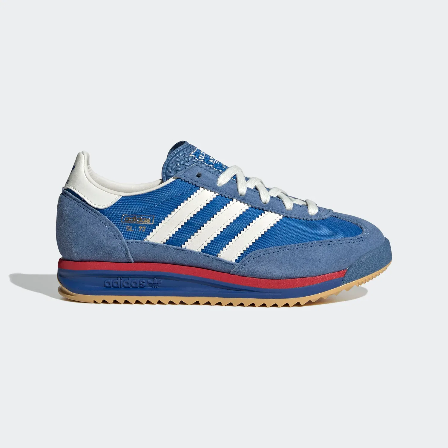 Детские кроссовки с ретро-дизайном Adidas Originals, Blue/Core White/Better Scarlet — фото 2