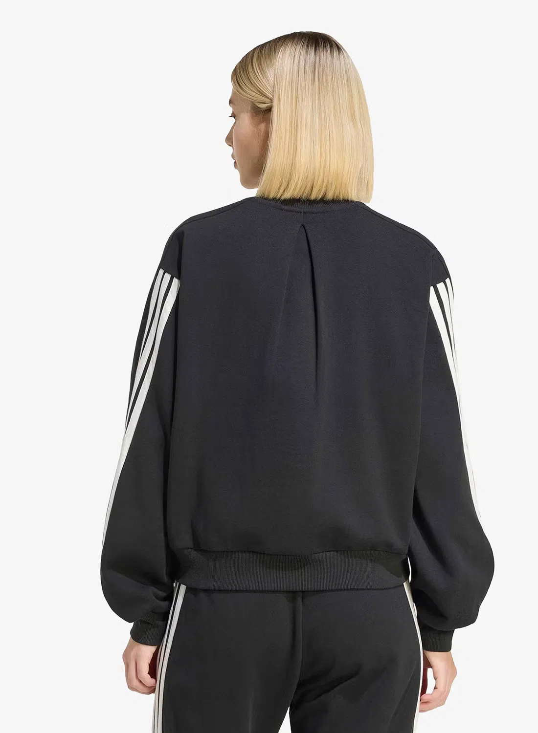 Куртка-бомбер свободного кроя 3-Stripes Adidas, черный — фото 2