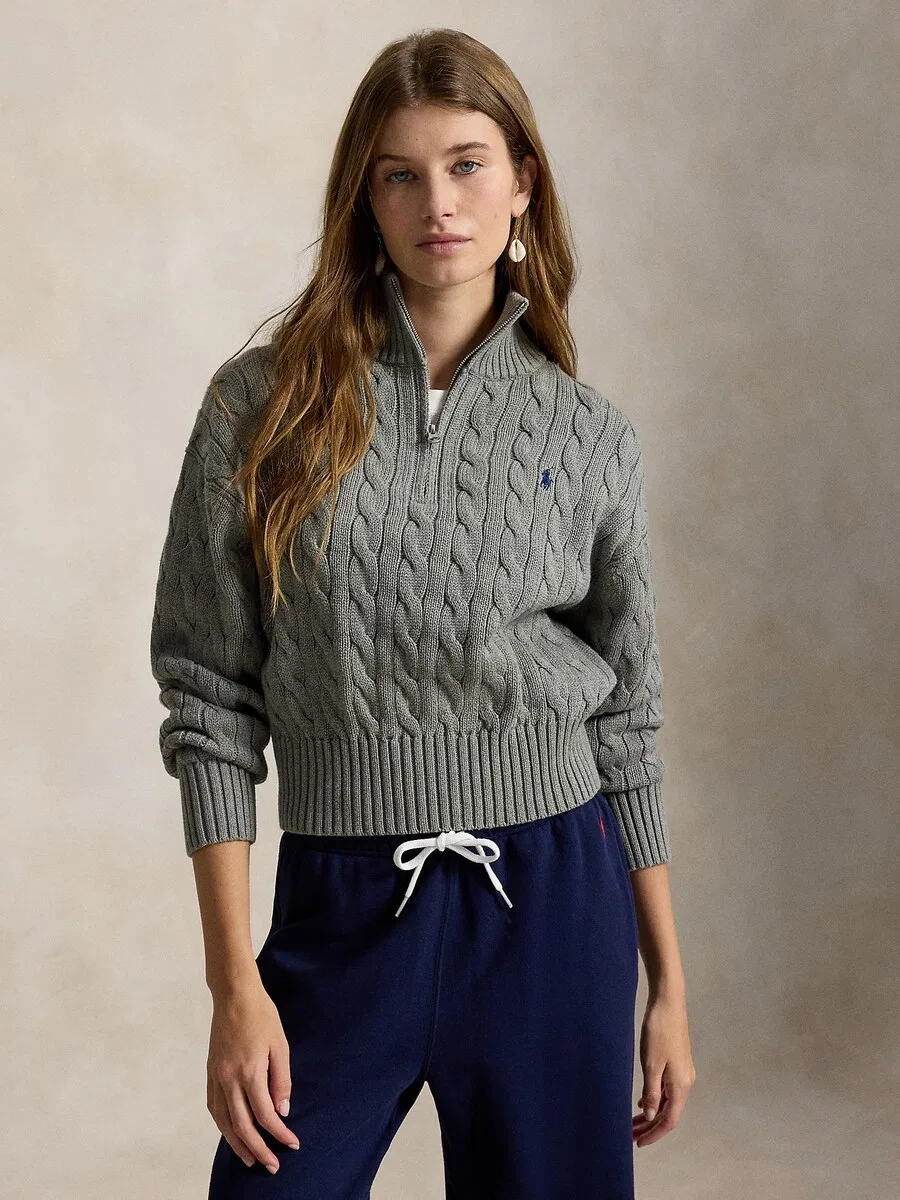 Свитер Polo Ralph Lauren темно-серого цвета — фото 2