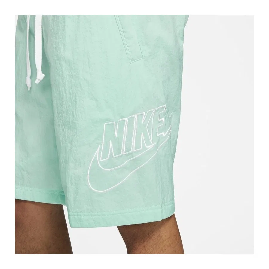 Мужские шорты с принтом Sportswear Alumni Woven Nike, Светло-зеленый — фото 3