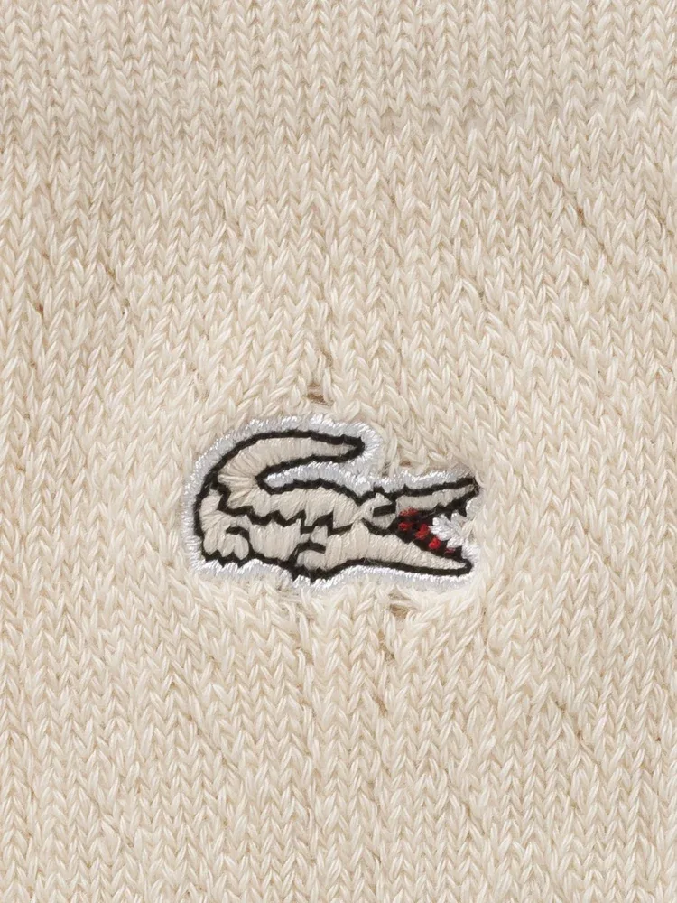 Носки длинные LACOSTE Lumi, Ivory — фото 2