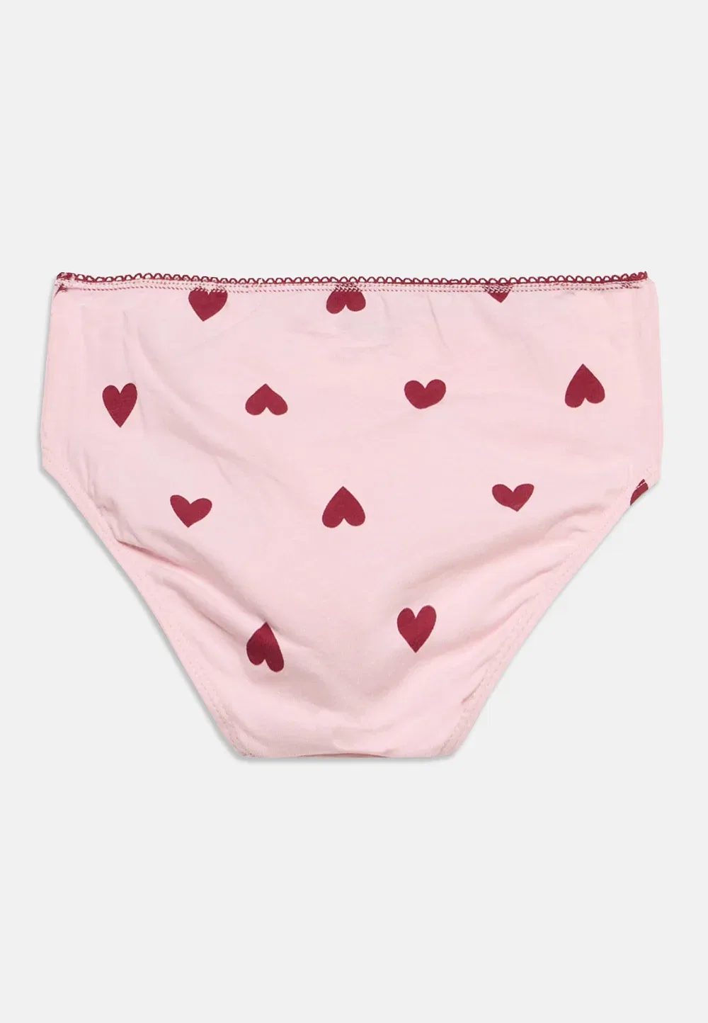 Nmfbriefs милые сердечки, набор из 3 штук - в стиле хипстеров Name It, Pink/Rumba Red/Mauvewood