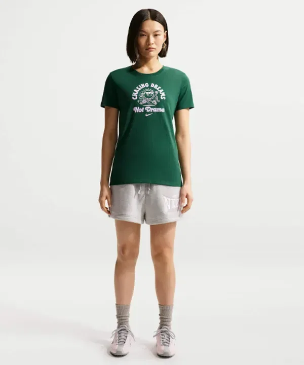 Футболка с коротким рукавом Sportswear Club, Nike, зеленая — фото 4