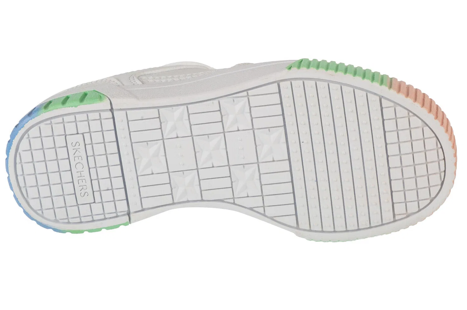 Детские кроссовки с леопардовым принтом Jade Skechers, Weiß — фото 4