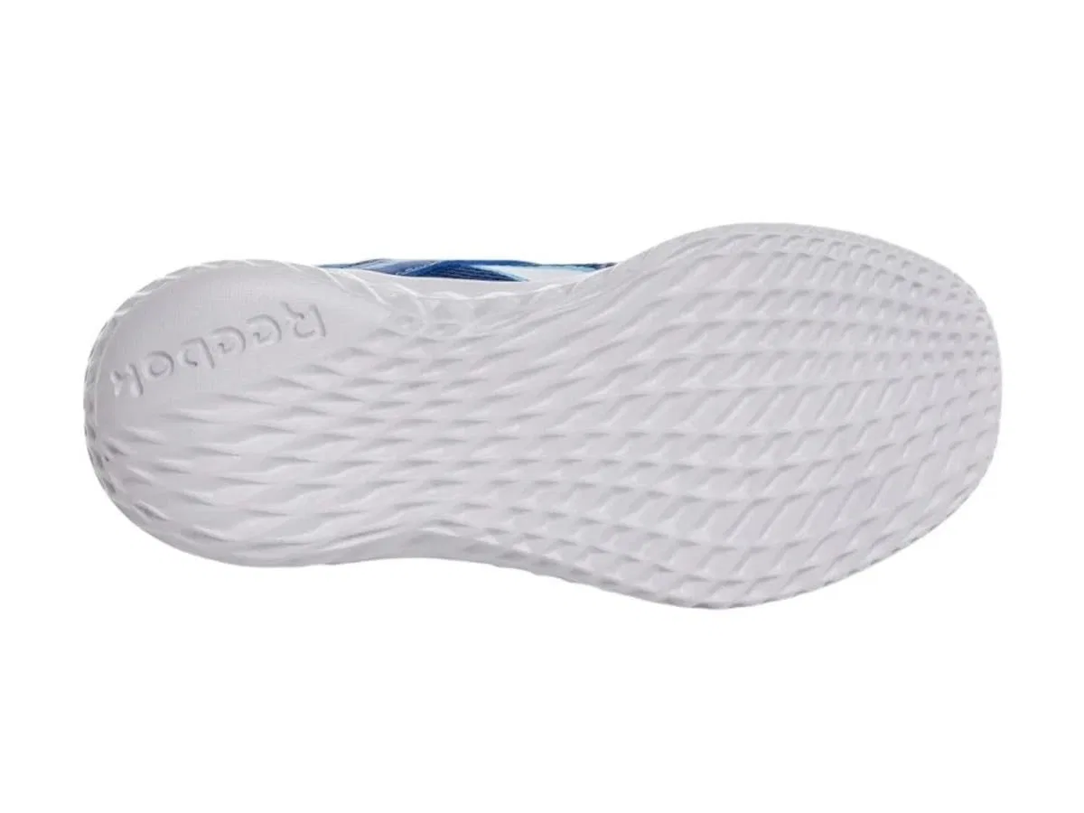 Детские кроссовки для мальчиков с эластичной шнуровкой Rush Runner 5 Elastic Lace & Top Strap Reebok, Twilightblue Digital Blue Semifuturecyan — фото 4